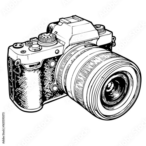 Image effects with old camera. This vintage camera conveys image effects and the allure of analog photography, evoking a sense of nostalgia and timeless artistry.