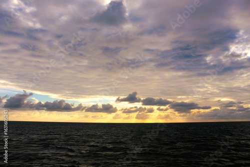 Sunset over the Indian Ocean