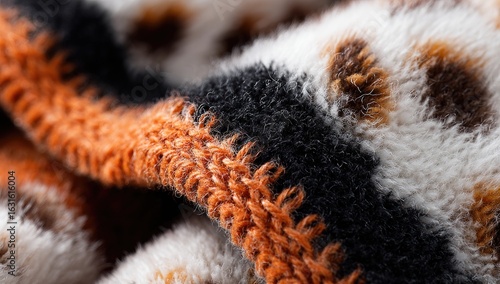 Close-up of textured fabric with patterns