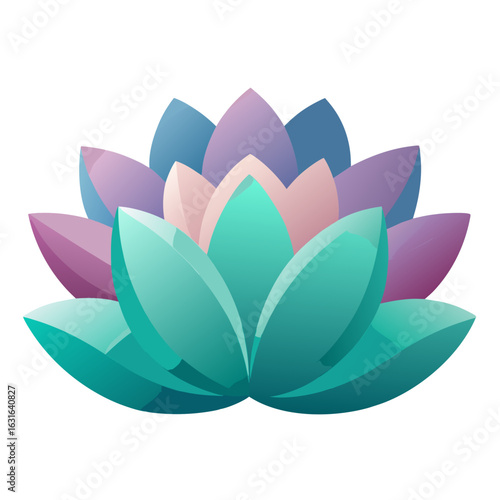 lotus flower vector illustration