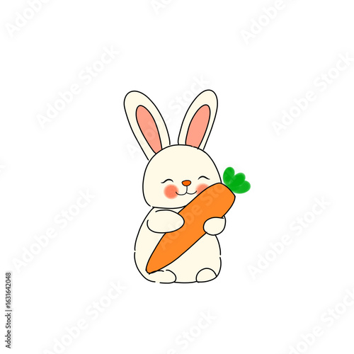 rabbit with carrot