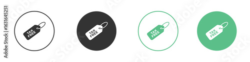 Tax free icon