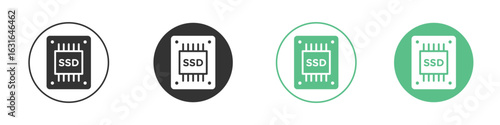 SSD drive icon
