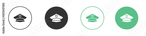 Police cap icon