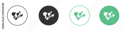 Organic waste icon