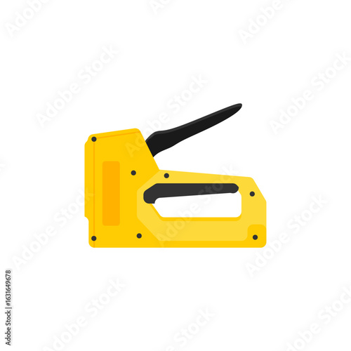 Staple gun flat design. Office Stapler icons illustration on white background. vector for office tool design