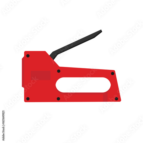 Staple gun flat design. Office Stapler icons illustration on white background. vector for office tool design