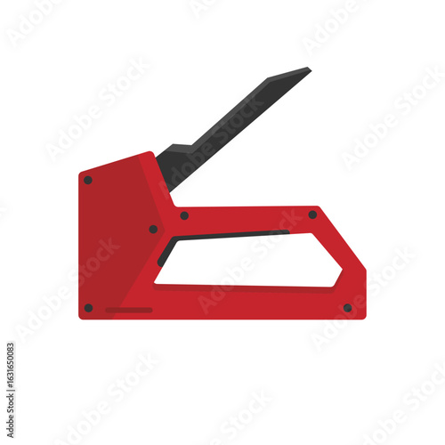 Staple gun flat design. Office Stapler icons illustration on white background. vector for office tool design