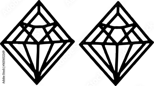 Geometric Twin Diamonds Design