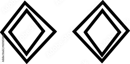 Geometric Twin Diamonds Design