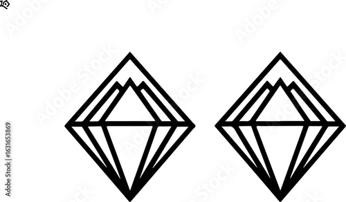 Geometric Twin Diamonds Design