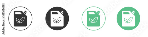 Biofuel canister icon