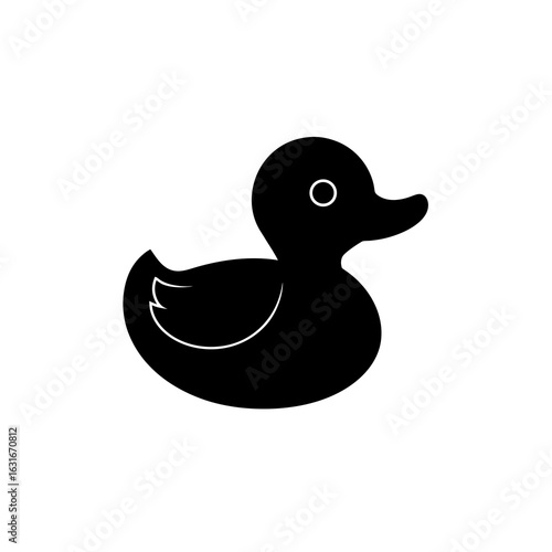 rubber duck on white background