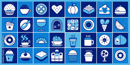 set of vector icons of different countries
