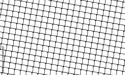 Minimalist black grid pattern on white background. Uniform squares with slightly irregular lines create a textured, mesh-like effect. Geometric, seamless, and evenly lit design.