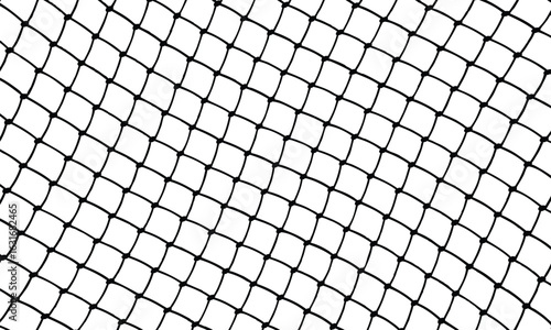 Minimalist black grid pattern on white background. Uniform squares with slightly irregular lines create a textured, mesh-like effect. Geometric, seamless, and evenly lit design.