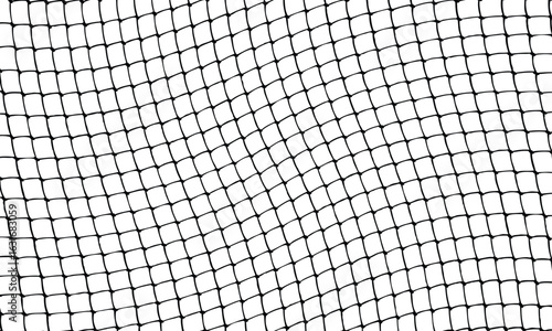 Minimalist black grid pattern on white background. Uniform squares with slightly irregular lines create a textured, mesh-like effect. Geometric, seamless, and evenly lit design.