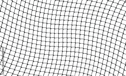 Minimalist black grid pattern on white background. Uniform squares with slightly irregular lines create a textured, mesh-like effect. Geometric, seamless, and evenly lit design.