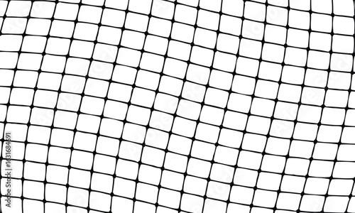 Minimalist black grid pattern on white background. Uniform squares with slightly irregular lines create a textured, mesh-like effect. Geometric, seamless, and evenly lit design.
