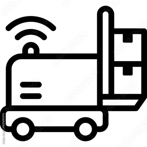 AGV Automated Robot Icon