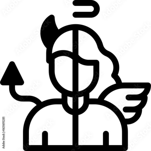 Good vs Evil Angel Devil