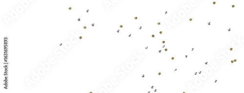 golden stars - 3d