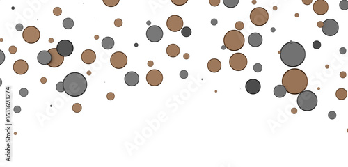 Sky confetti flying in the ...