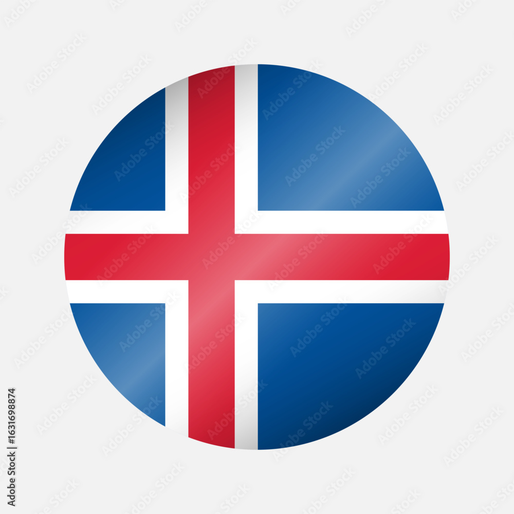 Fototapeta premium iceland flag 1