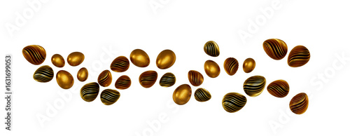 Abstract luxury golden east...