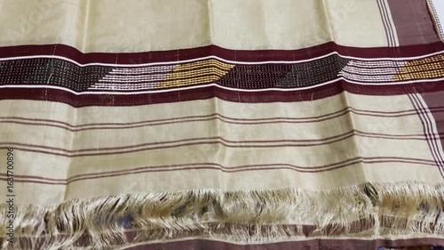 Muga Riha is a traditional Assamese dress for women of Assam…Muga silk Assamese sadar,Assamese cloth for women,Bihu,Muga sheet.