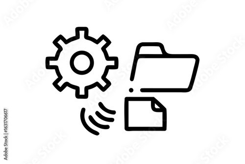 rpa folder icon with gears