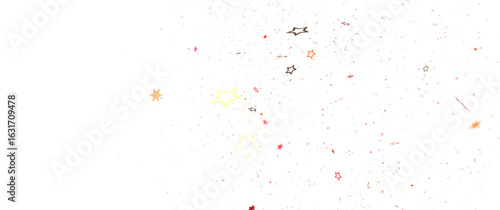 Stars - stars. Confetti cel...