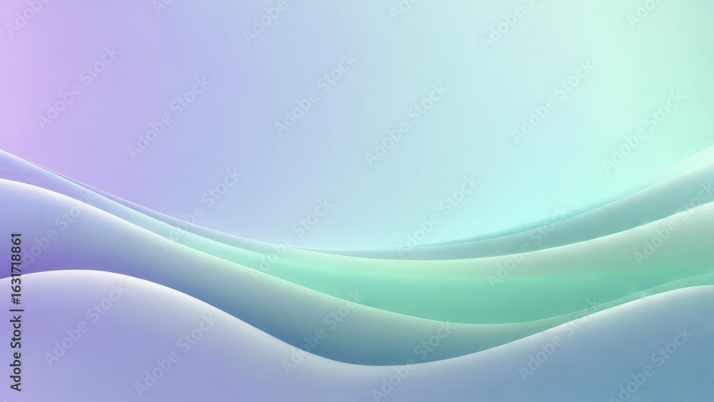 Obraz premium Abstract pastel waves