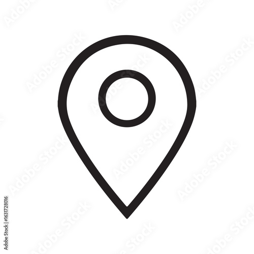Free Download Location Pin Icon – Map Marker Symbol - GFXLoad