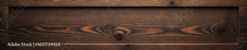 Dark stained, knotty pine frame, weathered look, photograph, farmhouse, weathered