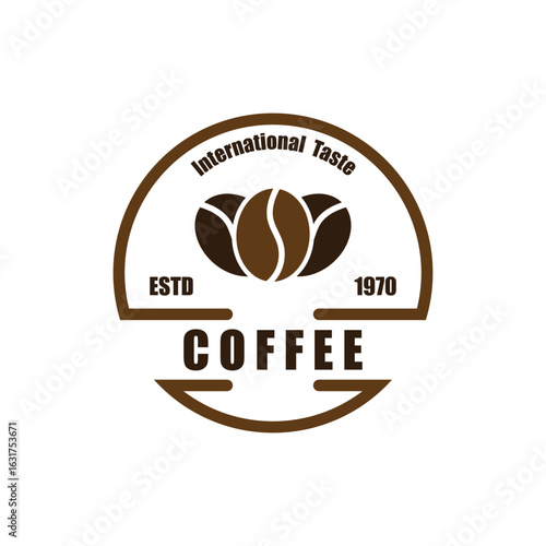 coffee bean icon vector