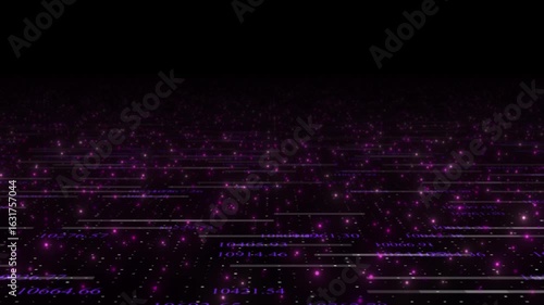 Wallpaper Mural colourful digital data flow big data block chain hi-tech design dark technology background Torontodigital.ca