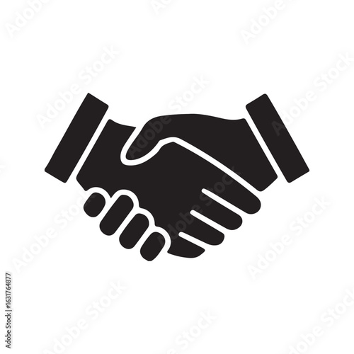 Handshake Icon – Agreement and Partnership Symbol