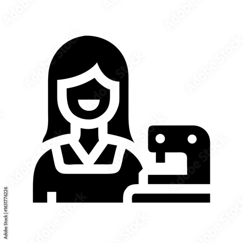 Sewing tailor woman fashion designer dressmaker seamstress craftsperson clothing alteration professional