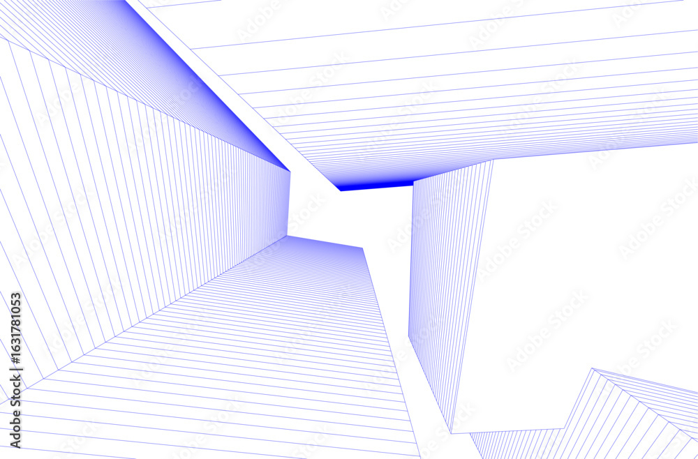 Obraz premium abstract architecture, vector background