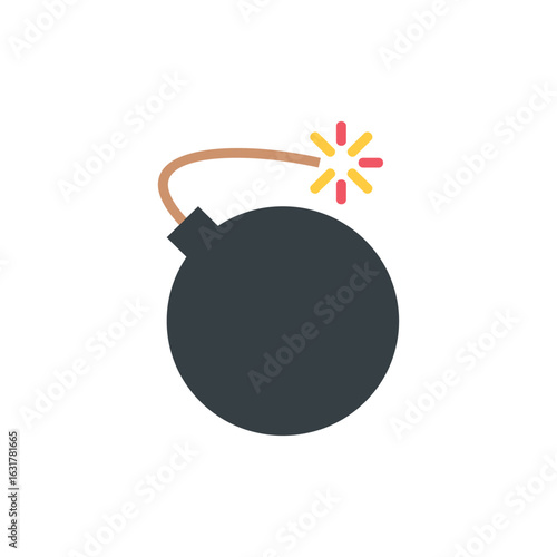 Illustration of Pixel Art Bomb: A Retro Explosion Graphic for Games, Websites & More vector