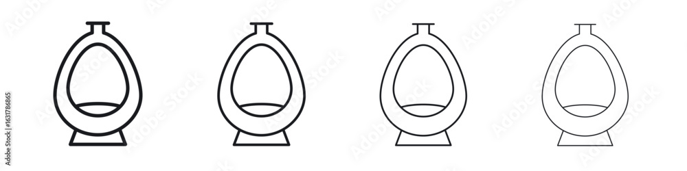 Obraz premium Urinal icon