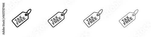 Tax free icon