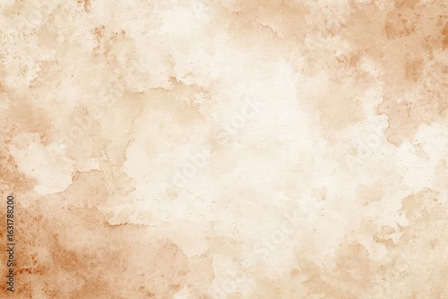 Abstract watercolor wash in warm, muted tones