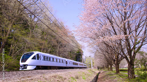 日光市　東武日光駅へ向かうスペーシアＸ