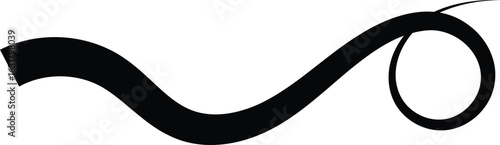 Swoosh and swoop underline. Memo note highlight. Handdrawn scribble pen strokes. Handwritten underline accent element
