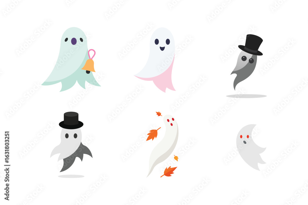 Obraz premium Spooky Spirit Vector Illustration
