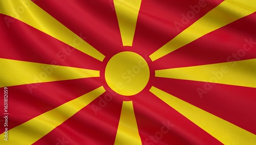 North Macedonia National Flag
