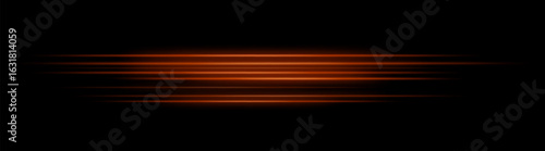 Lightline. Horizontal layered beams forming wide blur with symmetric flow. Composition evokes fast movement and glowing streak on dark backdrop.