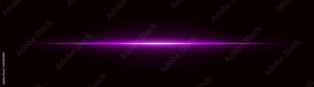 Obraz premium Radiant light. Straight glowing beam with intense center and dark fade edges. Suitable for digital interfaces and futuristic motion effects.